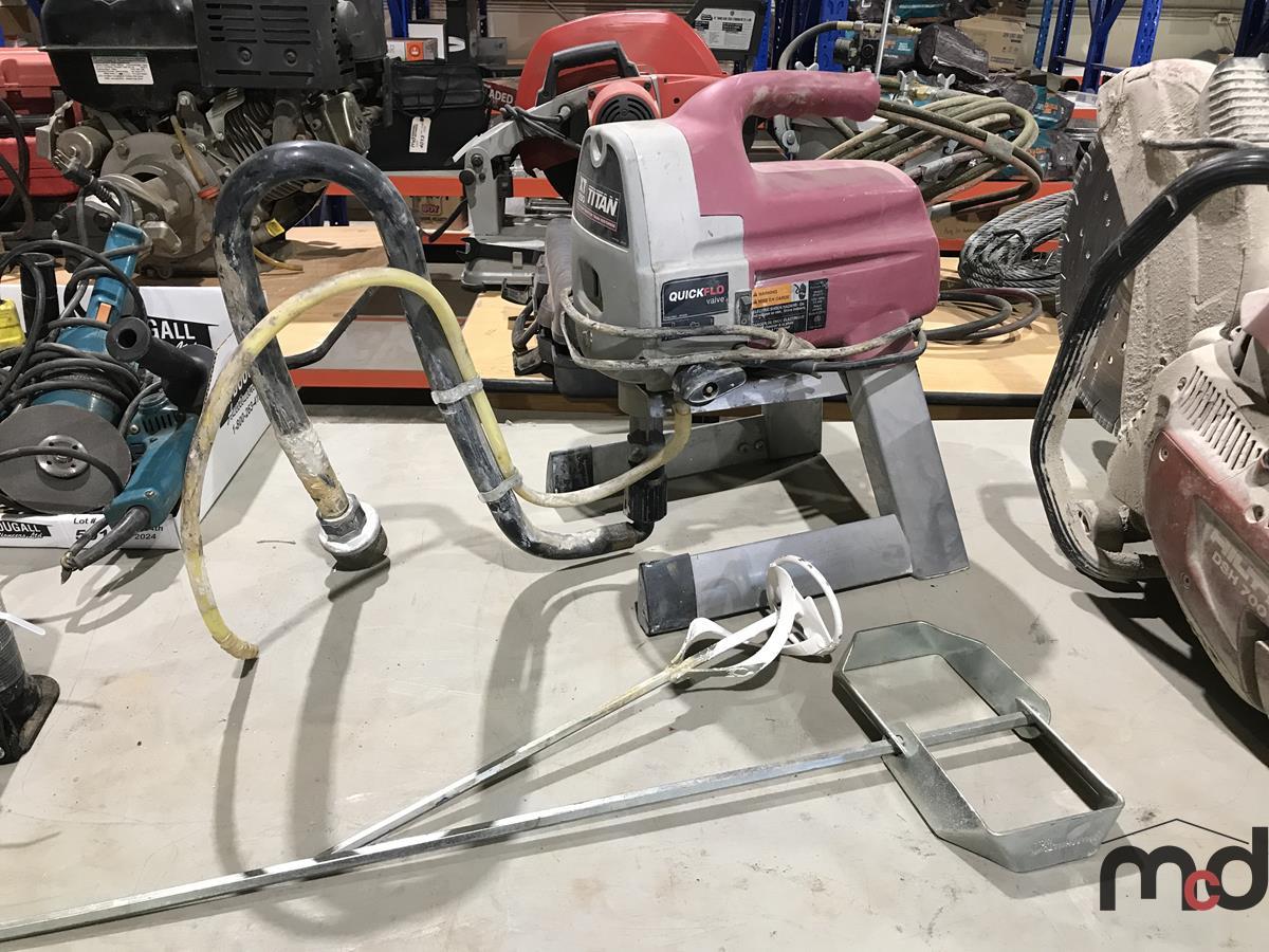 Titan XT 250 Paint Sprayer & (2) Paint Mixers